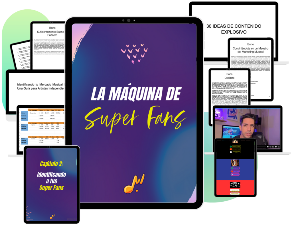 La Maquina de Super Fans el libro de marketing musical para artistas independientes